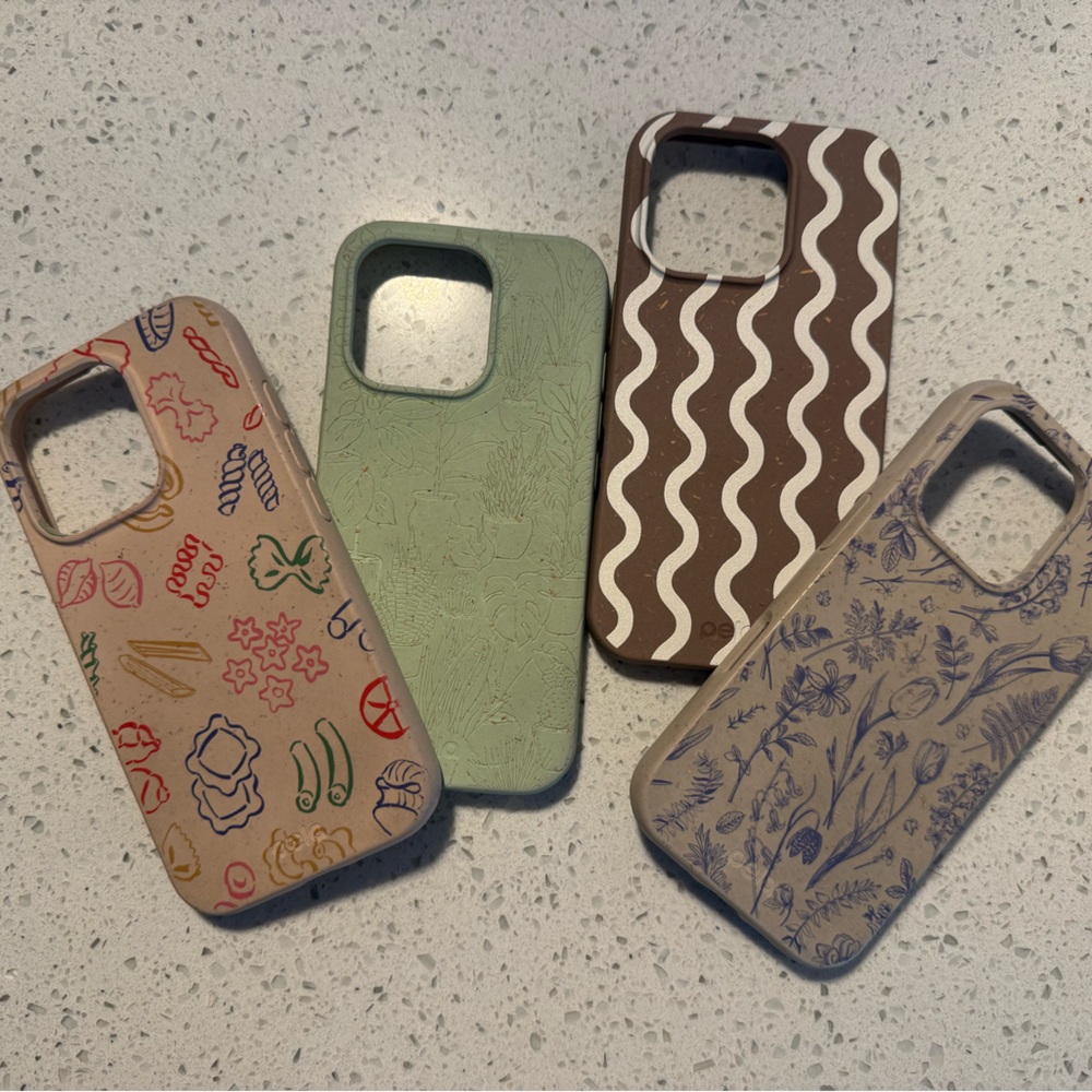 Set of 4 Pela IPhone 16 Pro Phone Cases